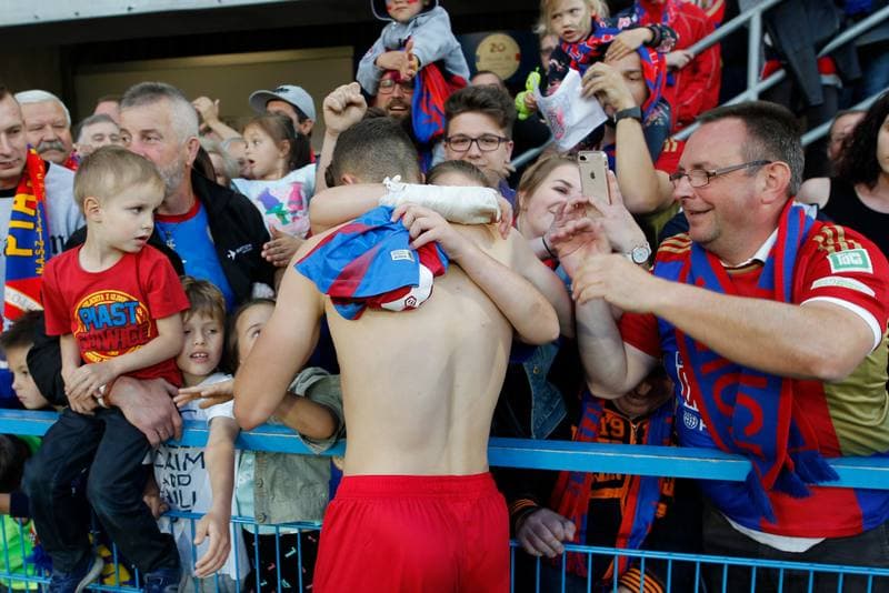 Football. Lotto Ekstraklasa. Piast Gliwice - Bruk-Bet Termalica Nieciecza. 19.05.2018