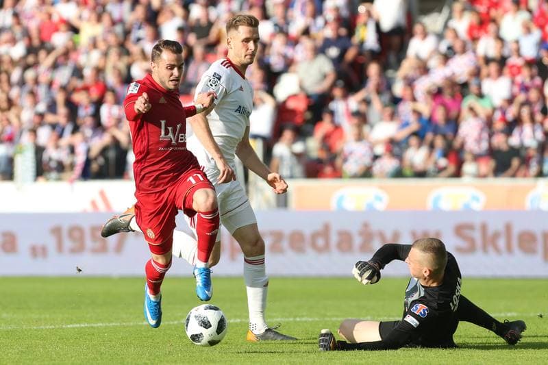 Football. Lotto Ekstraklasa. Gornik Zabrze - Wisla Krakow. 20.05.2018