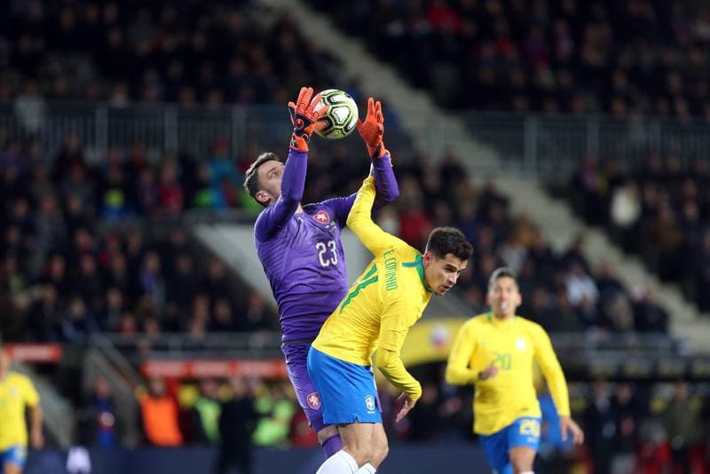 Football. International Friendly. Czech Republic - Brazil. 26.03.2019