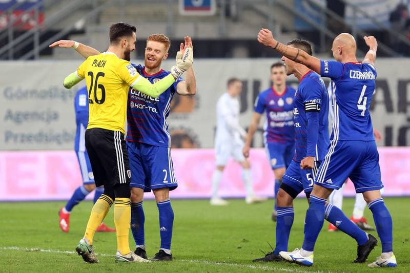 Football. PKO BP Ekstraklasa. Piast Gliwice - Lech Poznan. 15.02.2019