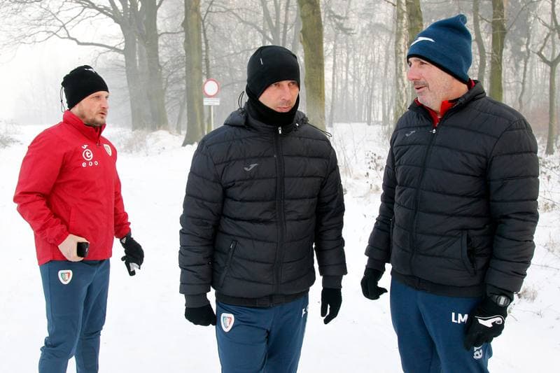 Football. Piast Gliwice. Training. 09.01.2017
