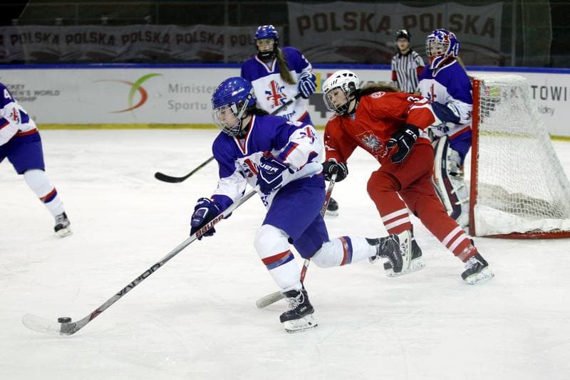 Ice Hockey. U18 Women's World Championship. Poland - Great Britain. 11.01.2017