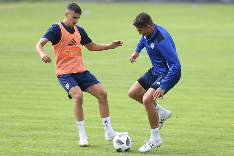 Football. Piast Gliwice. Training. 14.06.2018