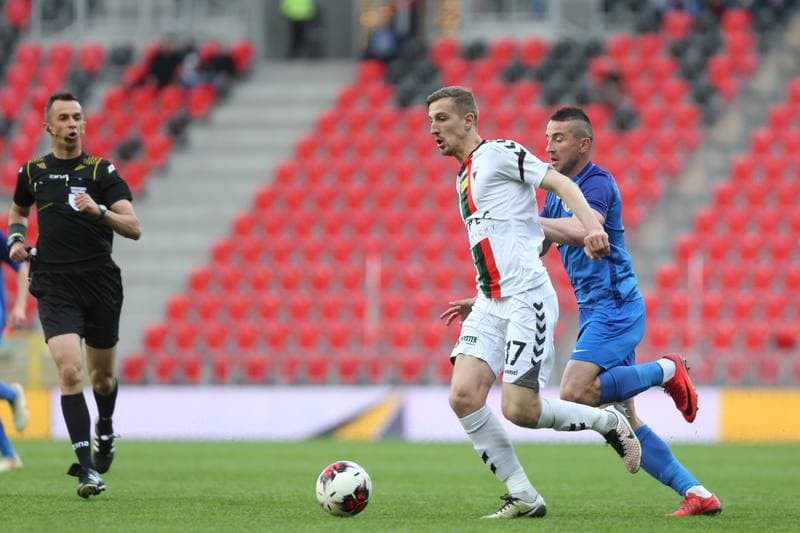 Football. Fortuna I Liga. GKS Tychy - Puszcza Niepolomice. 20.04.2019