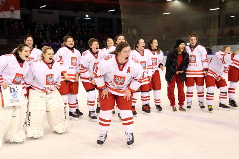 Ice Hockey. U18 Women's World Championship. Poland - China. 14.01.2017