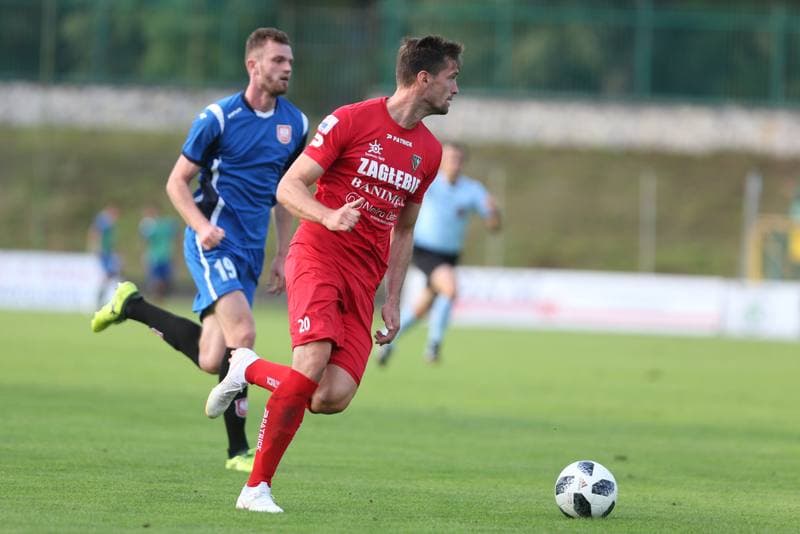 Football. Sparing. Zaglebie Sosnowiec - Sleza Wroclaw. 16.07.2018