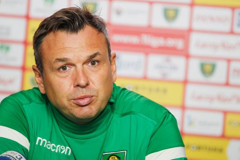 Football. GKS Katowice. Press Conference. 19.07.2018