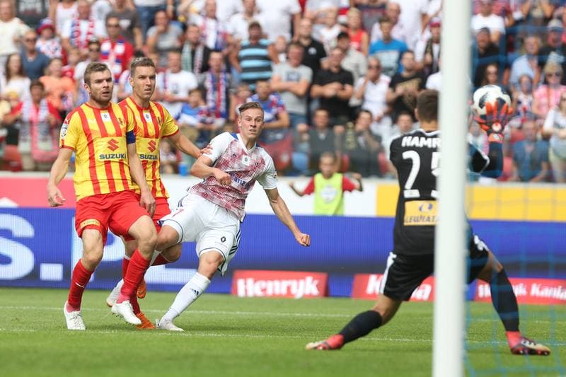 Football. Lotto Ekstraklasa. Gornik Zabrze - Korona Kielce. 22.07.2018