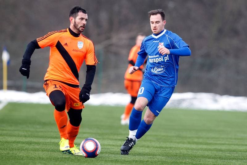 Football. Sparing. MFK Frydek-Mistek - Podbeskidzie Bielsko-Biala. 26.01.2017