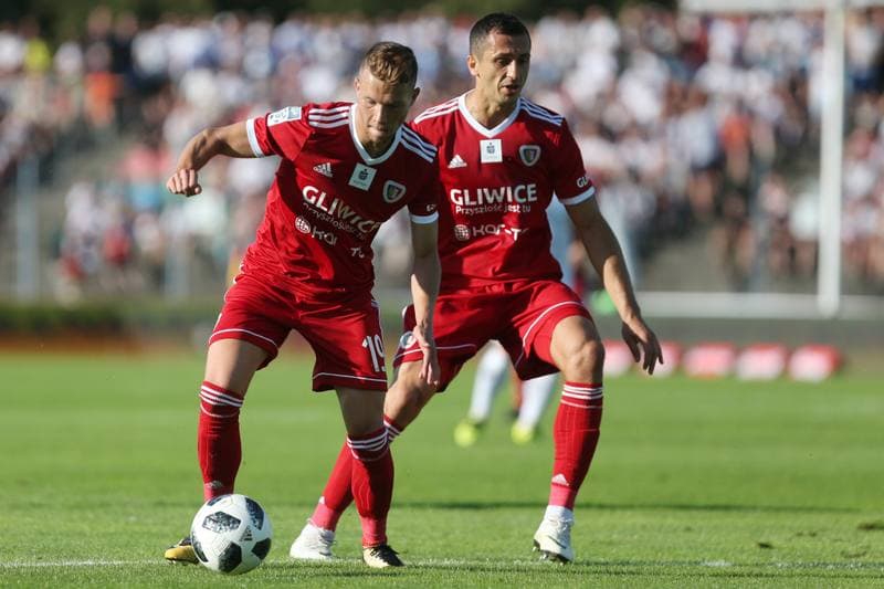 Football. Lotto Ekstraklasa. Zaglebie Sosnowiec - Piast Gliwice. 23.07.2018