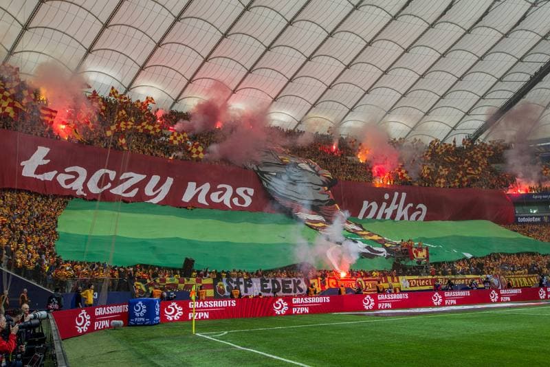 Football. Polish Cup. Jagiellonia Bialystok - Lechia Gdansk. 02.05.2019