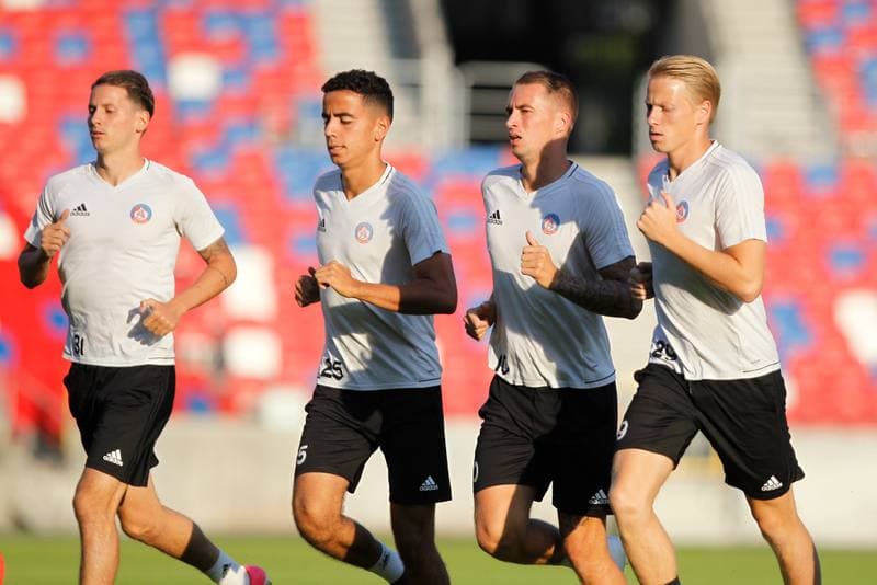Football. AS Trencin. Training. 25.07.2018