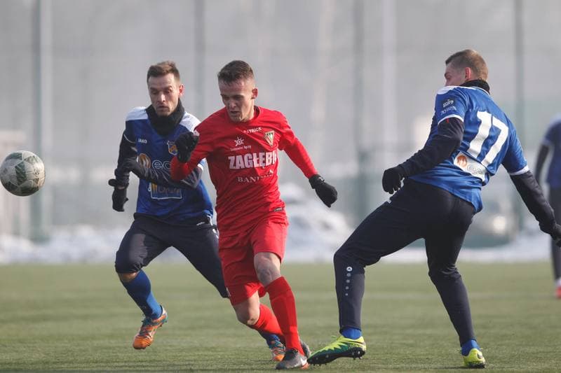 Football. Sparing. Zaglebie Sosnowiec - Odra Opole. 28.01.2017