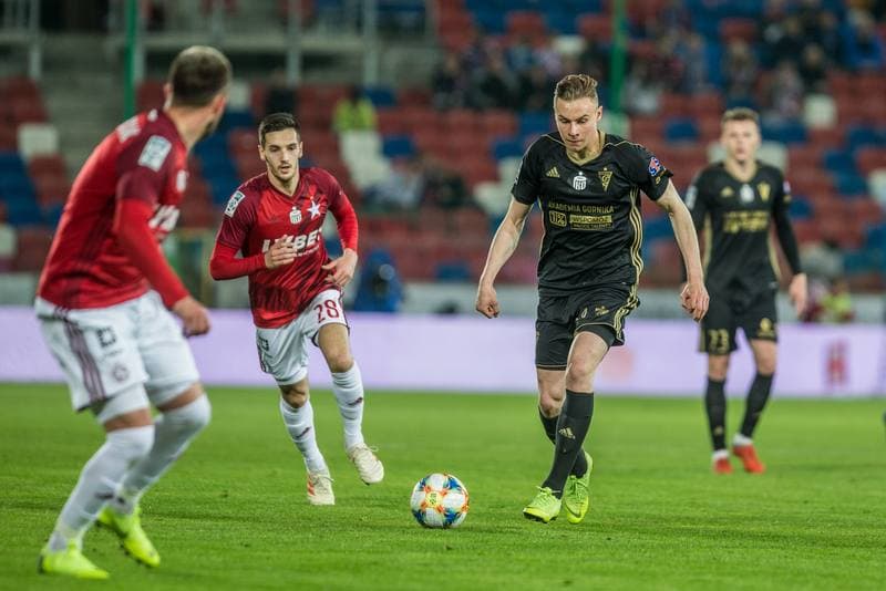 Football. Lotto Ekstraklasa. Gornik Zabrze - Wisla Krakow. 03.05.2019
