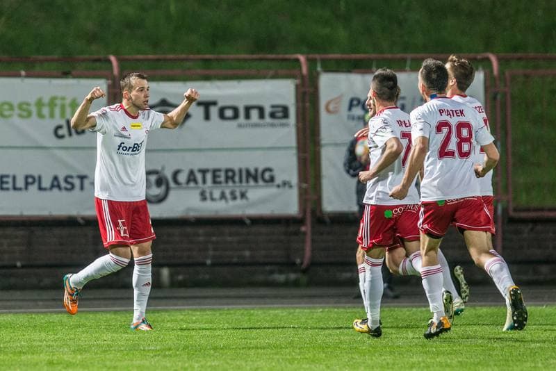 Football. Fortuna I Liga. GKS 1962 Jastrzebie - LKS Lodz. 04.05.2019