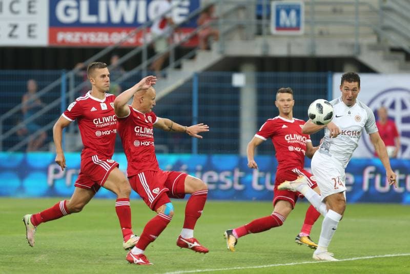 Football. PKO BP Ekstraklasa. Piast Gliwice - Zaglebie Lubin. 04.08.2018