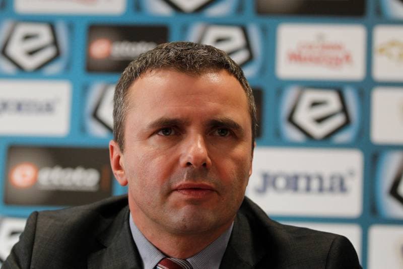 Football. Piast Gliwice. Press Conference. 10.02.2017