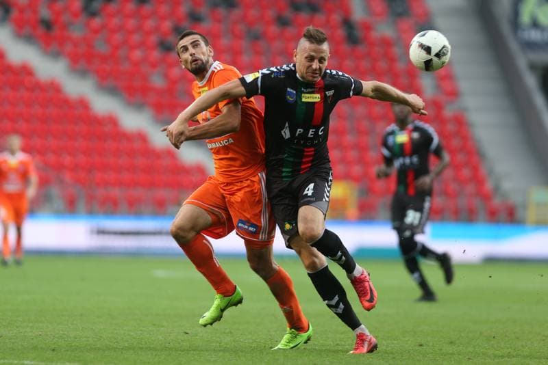 Football. Fortuna I Liga. GKS Tychy - Bruk-Bet Termalica Nieciecza. 11.08.2018