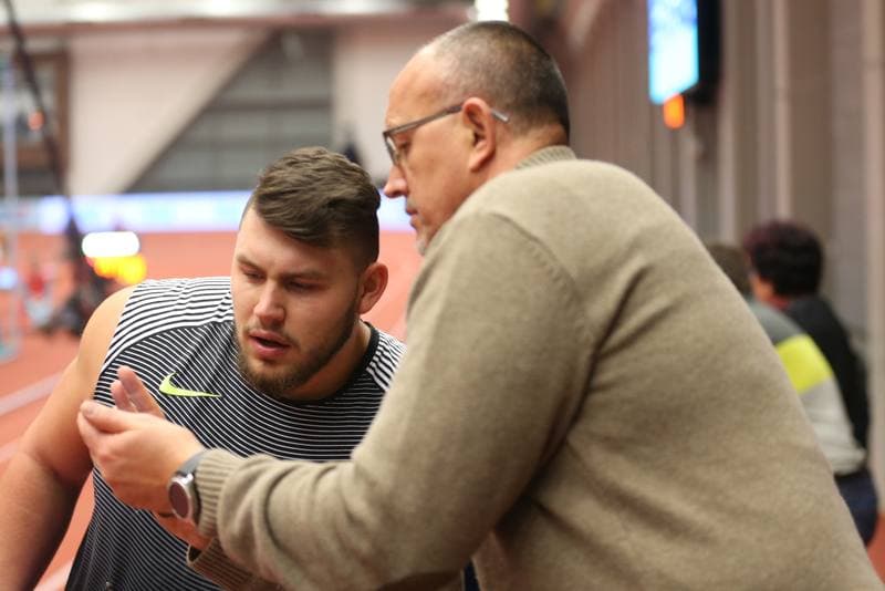 Athletics. Czech Indoor Gala 2017. Shot Put. 14.02.2017