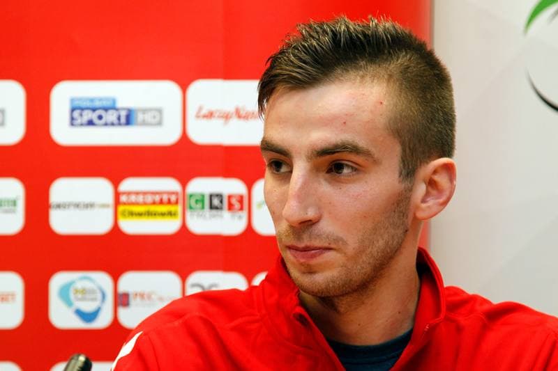 Football. GKS Tychy. Press Conference. 16.02.2017