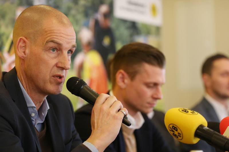 Football. Akademia im. Lukasza Piszczka. Press Conference. 19.03.2019