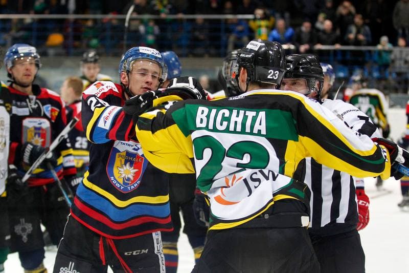 Ice Hockey. Polska Hokej Liga. JKH GKS Jastrzebie - Podhale Nowy Targ. 26.02.2017
