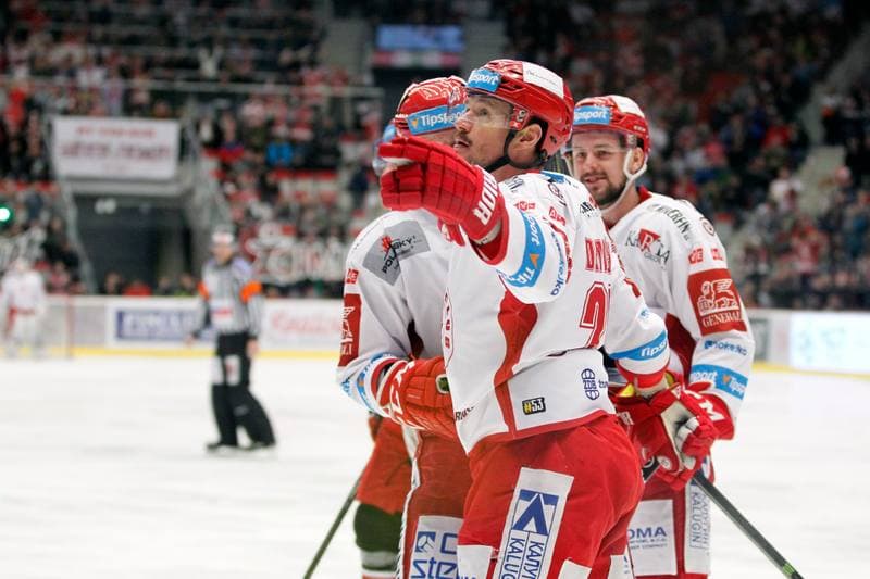 Ice Hockey. Tipsport Extraliga. Ocelari Trinec - Mounfield Hradec Kralove. 26.02.2017