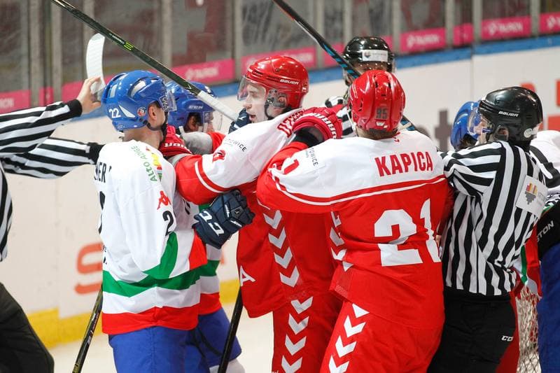 Ice Hockey. Euro Ice Hockey Challenge. Poland - Italy. 11.02.2017