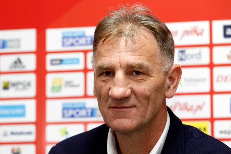 Football. GKS Katowice. Press Conference. 01.03.2017