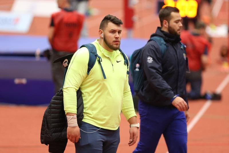 Athletics. Czech Indoor Gala 2017. Shot Put. 14.02.2017