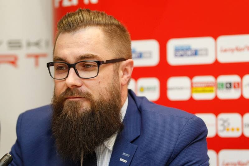 Football. GKS Tychy. Press Conference. 16.02.2017