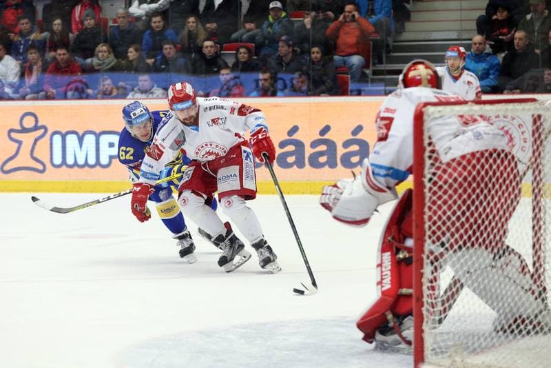 Ice Hockey. Tipsport Extraliga. Ocelari Trinec - PSG Zlin. 19.02.2017