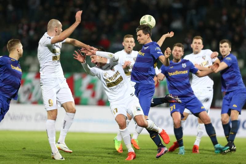 Football. Nice I Liga. Zaglebie Sosnowiec - Stomil Olsztyn. 04.03.2017