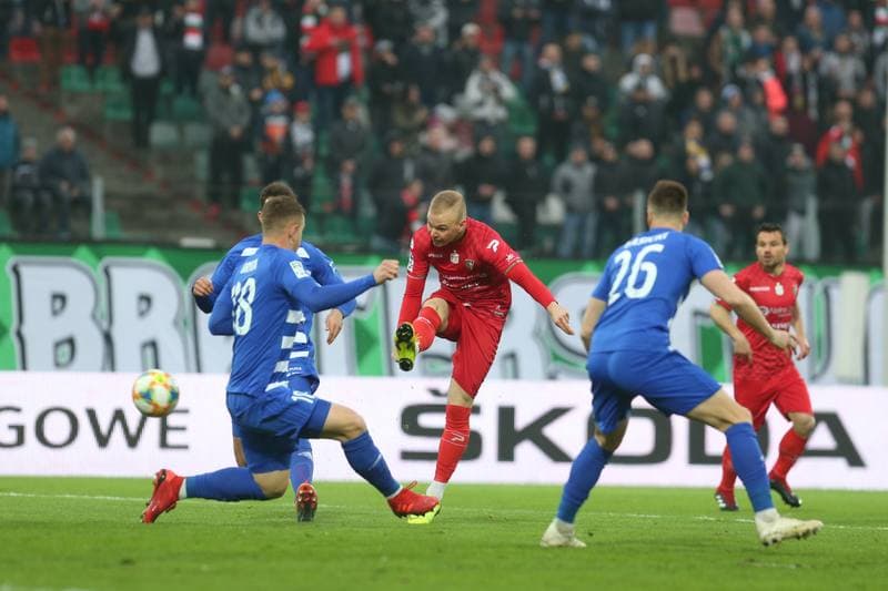 Football. Lotto Ekstraklasa. Zaglebie Sosnowiec - Wisla Plock. 13.04.2019