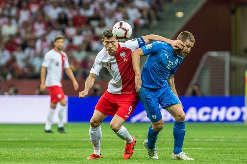 Football. Euro 2020 Qualifiers. Poland - Israel. 10.06.2019
