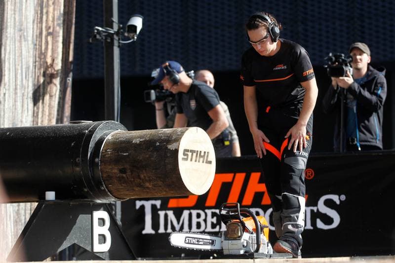 Lumberjack Championships. Stihl Timbersports. 06.10.2018