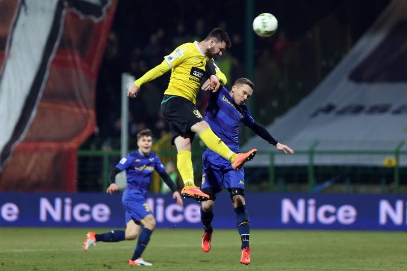 Football. Nice I Liga. GKS Katowice - Stomil Olsztyn. 10.03.2017