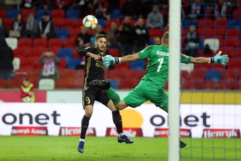 Football. Lotto Ekstraklasa. Gornik Zabrze - Zaglebie Sosnowiec. 29.04.2019