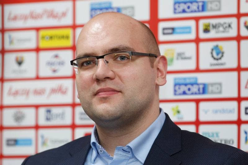 Football. GKS Katowice. Press Conference. 01.03.2017