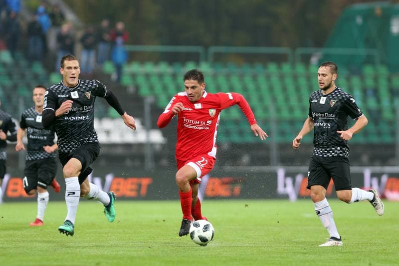 Football. Lotto Ekstraklasa. Zaglebie Sosnowiec - Miedz Legnica. 20.10.2018