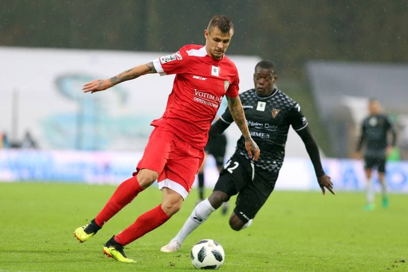 Football. Lotto Ekstraklasa. Zaglebie Sosnowiec - Miedz Legnica. 20.10.2018