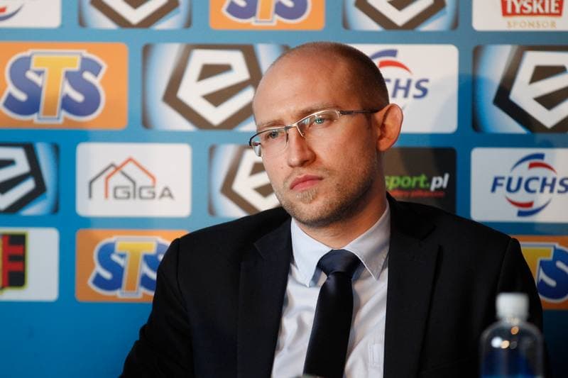 Football. Ruch Chorzow. Press Conference. 02.03.2017