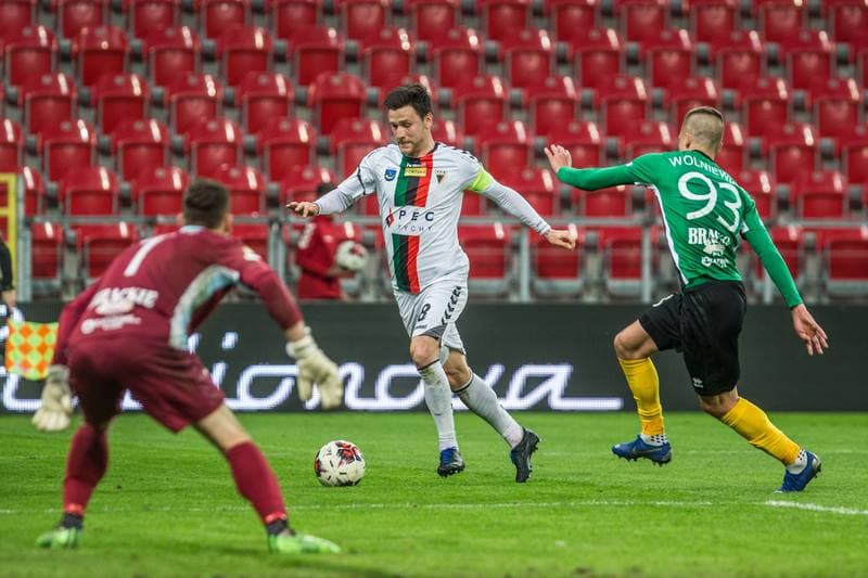 Football. Fortuna I Liga. GKS Tychy - GKS 1962 Jastrzebie. 01.05.2019
