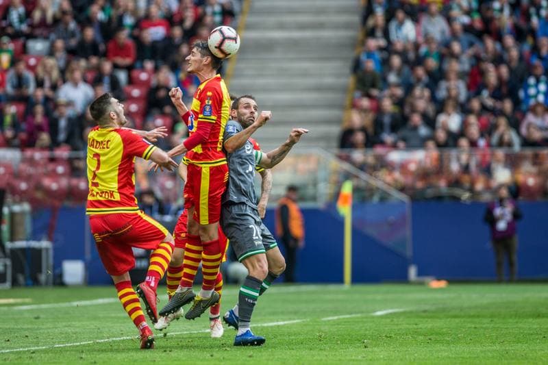 Football. Polish Cup. Jagiellonia Bialystok - Lechia Gdansk. 02.05.2019
