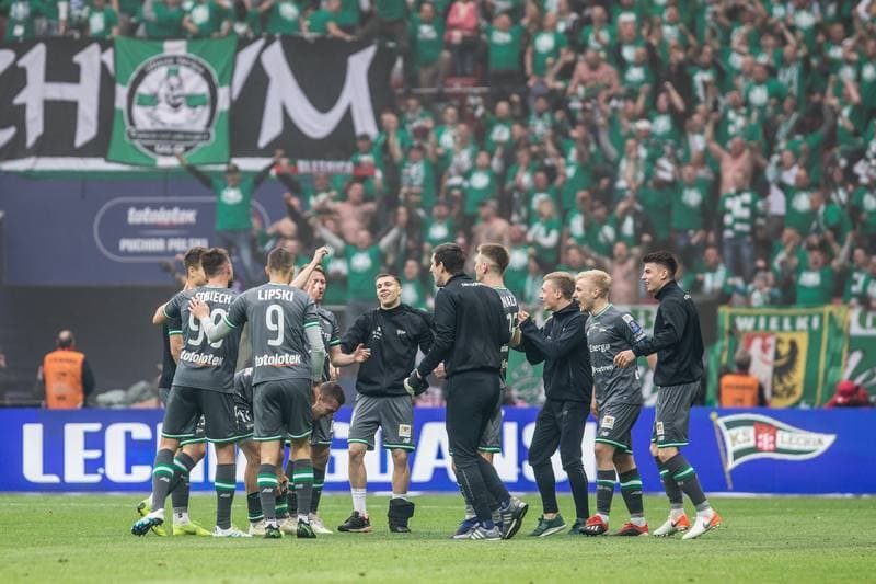 Football. Polish Cup. Jagiellonia Bialystok - Lechia Gdansk. 02.05.2019
