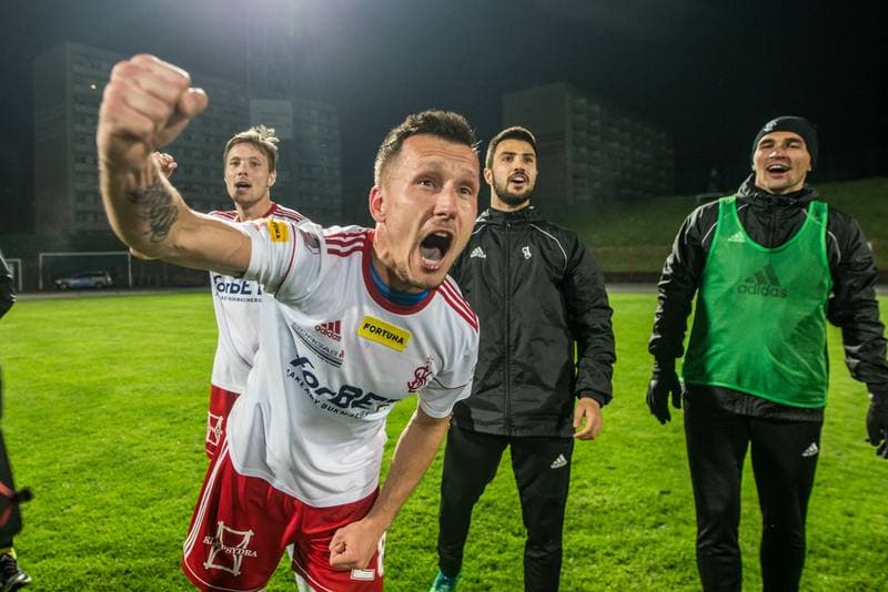 Football. Fortuna I Liga. GKS 1962 Jastrzebie - LKS Lodz. 04.05.2019