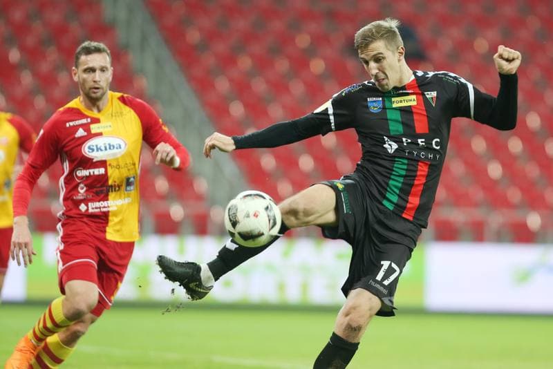 Football. Fortuna I Liga. GKS Tychy - Chojniczanka Chojnice. 02.11.2018