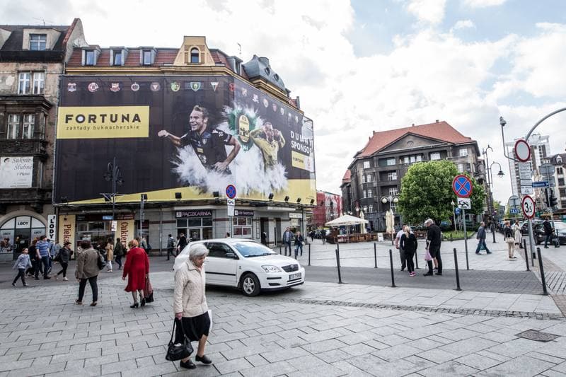 Football. Fortuna I Liga. Billboard. 08.05.2019