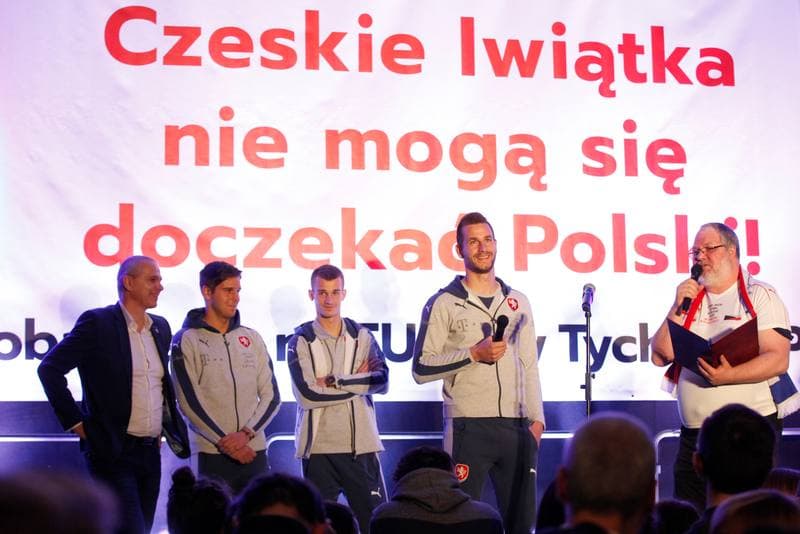 Football. Czech Republic U21. Press Conference. 25.03.2017