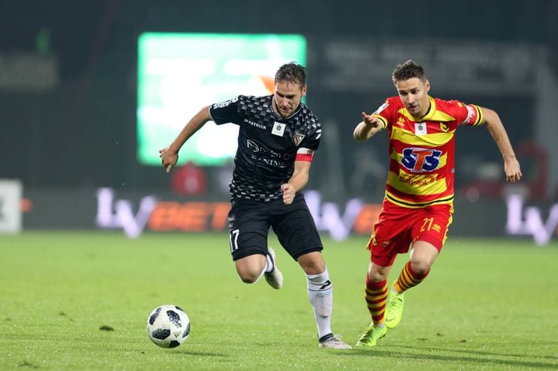 Football. Lotto Ekstraklasa. Zaglebie Sosnowiec - Jagiellonia Bialystok. 05.11.2018